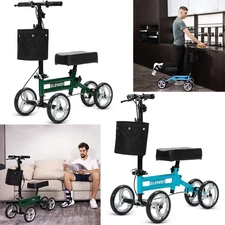 Deluxe ELENKER Knee Scooter Walker Steerable Foot Injuries Ankles Medical Aid