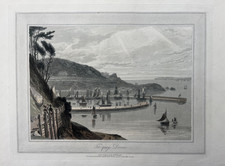 1814 Antique Print; Torquay, Devon after William Daniell