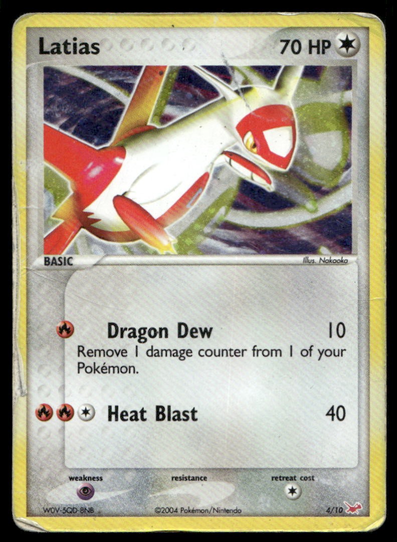 LATIAS 4/10 EX TRAINER KIT LATIAS POKEMON HOLO HP