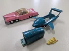 Vintage Lot Dinky Toys Thunderbird 2 Lady Penelope's Fab 1 100 Rare England Car