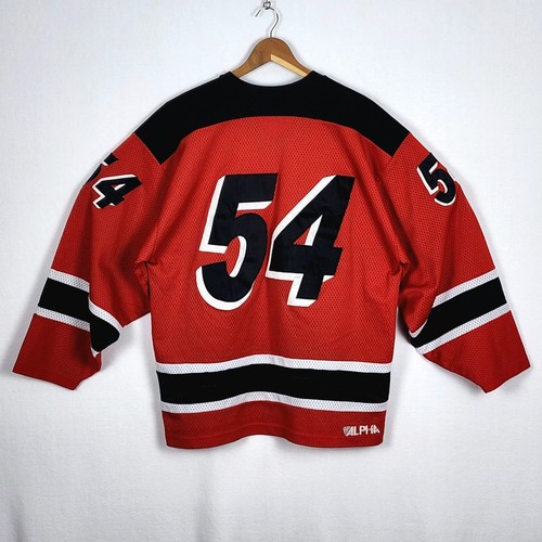 Alpha Sports Red Black White Team Northwest Regulators Hockey Jersey #54 XXL - Picture 7 of 14