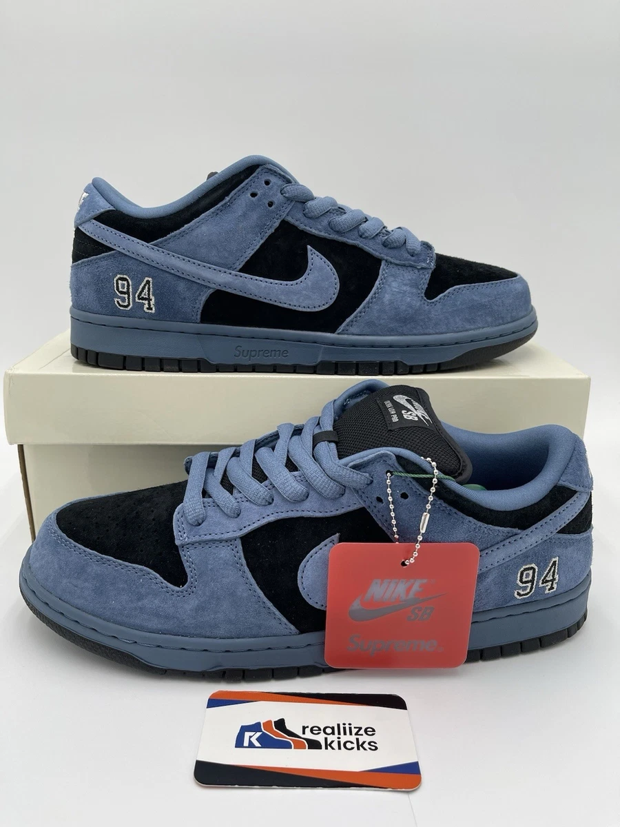 Supreme x Nike Dunk SB Low Black for Sale | Authenticity