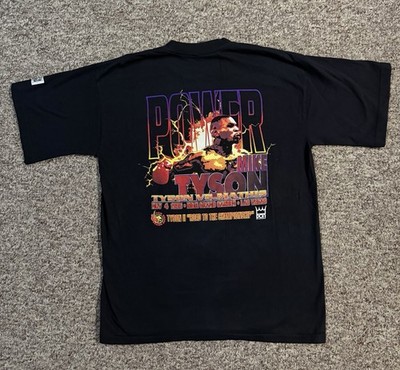 Vintage Mike Tyson Vs Buster Mathis Tee 95  MGM Grand Men s Size Large Rare USA