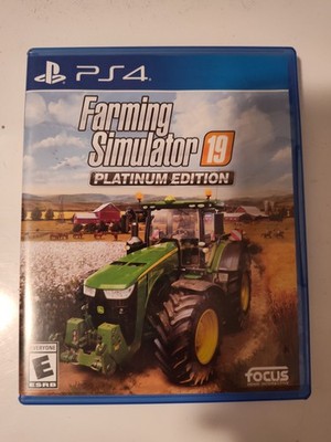 Farming Simulator 19 Platinum Edition (PlayStation 4, 2019) PS4