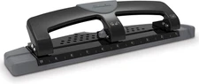3 Hole Punch, 12 Sheet Capacity Three Hole Puncher 3 Ring, Paper Punch, Smarttou