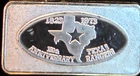 1973 Texas Rangers 150th Anniv Great Lakes Mint Bullion-0.999 Silver 1 Oz Bar