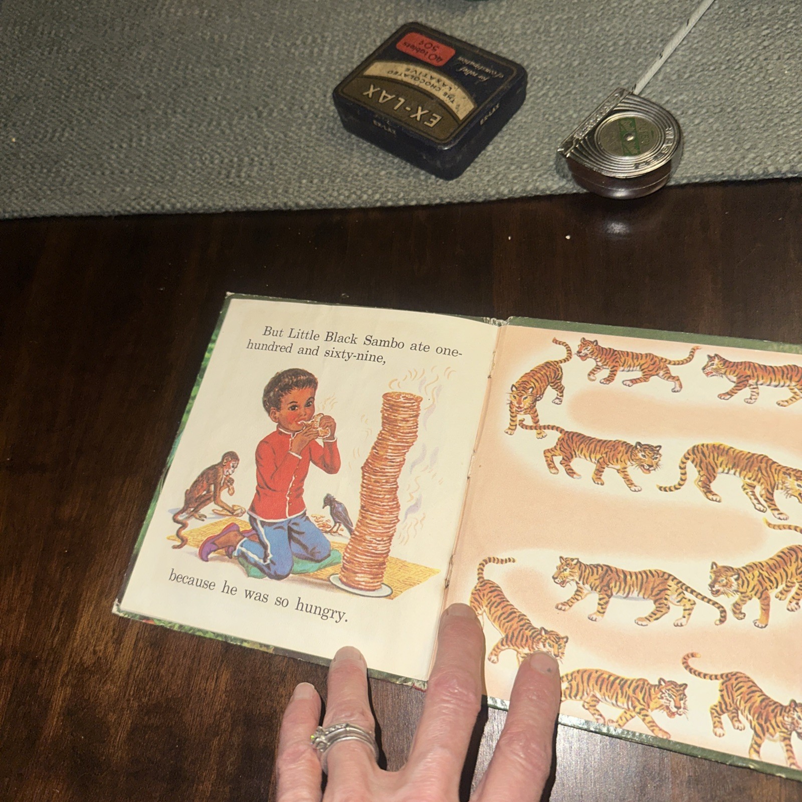 Vintage Little Black Sambo Whitman Publishing Tell-A-Tales Children’s Book