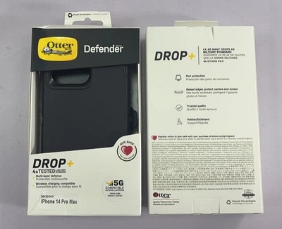 New   Defender Series Case With Holster For iPhone 14 Pro Max Only-Black