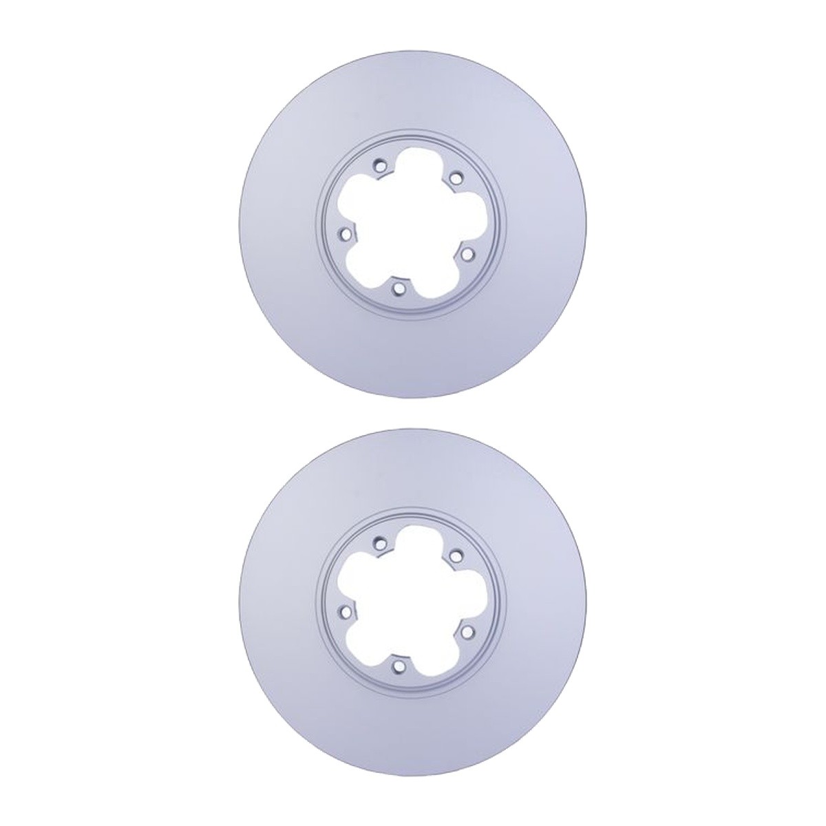 HELLA 8DD 355 108-121 Disco freno ventilazione interna, rivestito, senza bullone fissaggio ruota - Immagine 2