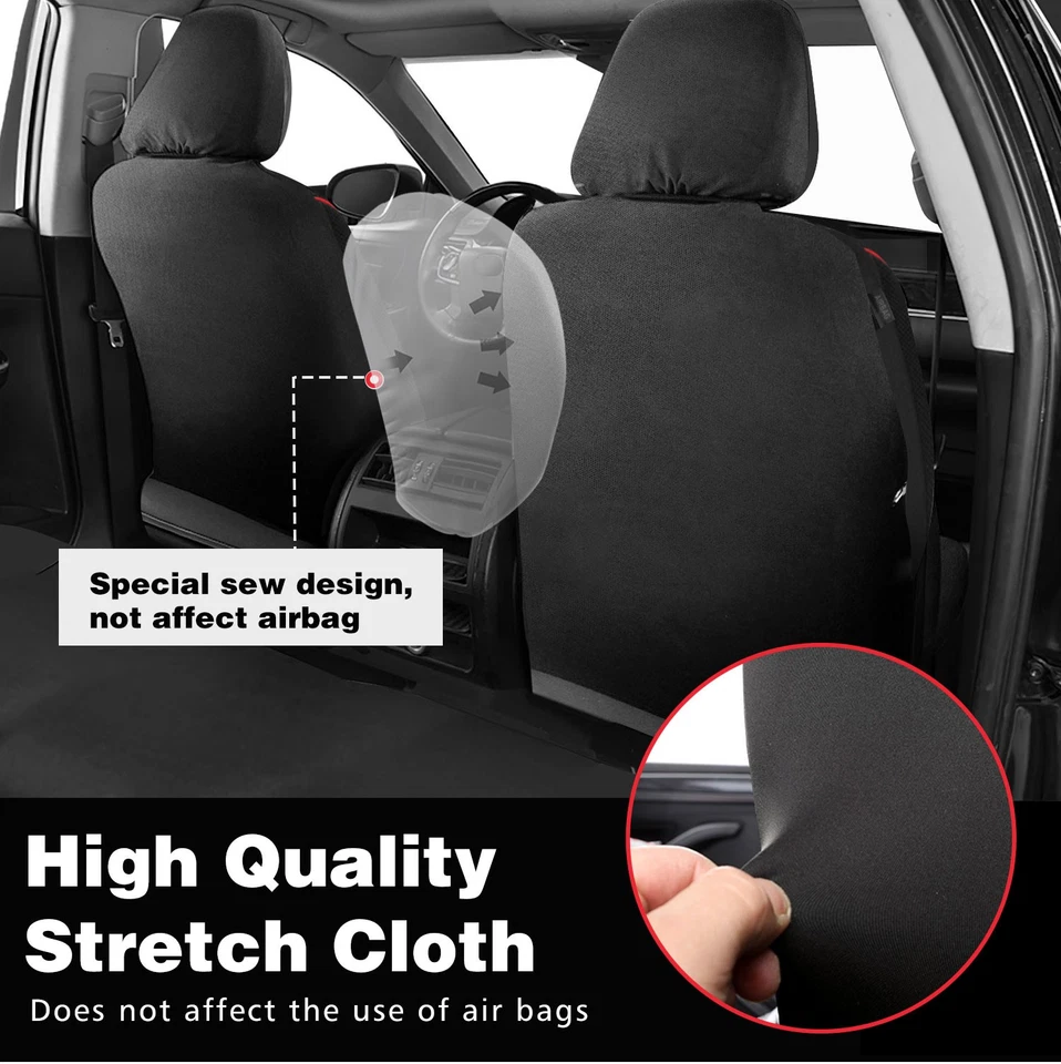For Toyota RAV4 Auto Car Seat Covers Breathable Mesh Front Rear Protectors Set Foto 4 de 4
