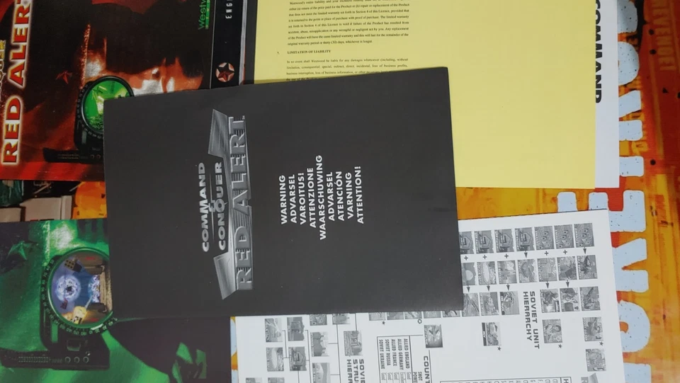 Command & Conquer Red Alert (1995) IBM PC (2 CD, Manual, Box) classic CIB works - Bild 3 von 4