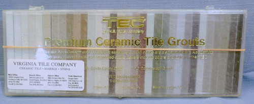 TEC GROUT AND CAULK COLOR SAMPLE KIT CASE ~ H.B. FULLER ~ #123