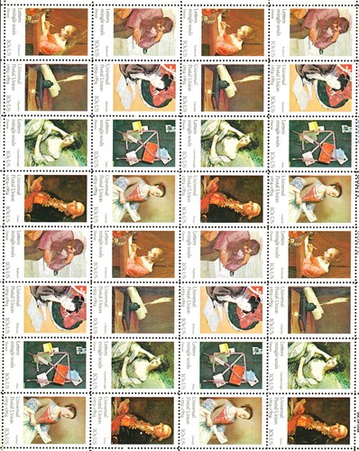 EAS_STAMPS UNITED STATES MINT SHEETS #1530- 1537 MNH F/VF ES - Picture 2 of 2