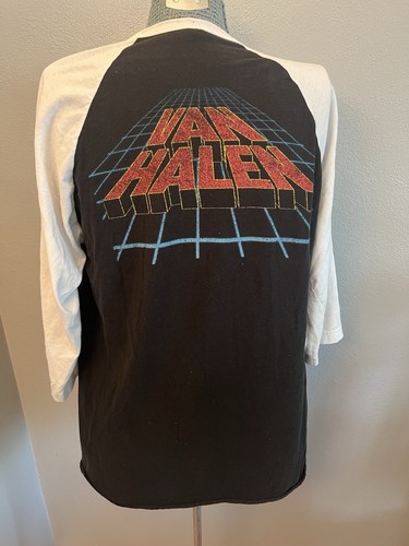 Official Van Halen 2015 Concert Tour Raglan 3/4 Sleeve 100% Cotton Size Large - Picture 4 of 9
