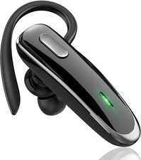 Bluetooth Headset V5.4, Wireless Bluetooth Earpiece with Built-In Dual ENC Mic 1