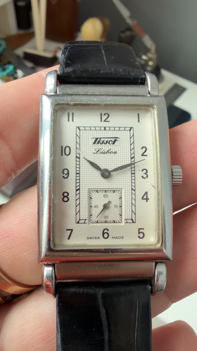 Rare Tissot Lisboa Tank Limited Edition Z150 Swiss Watch 7904/9999