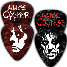 2 x Alice Cooper Gitarren-Plektrum Signature ...
