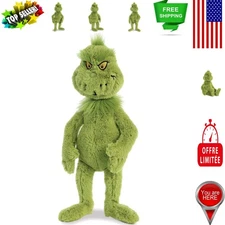 Officially Licensed Dr. Seuss Grinch Plush - 16 inch Adorable Holiday Companion