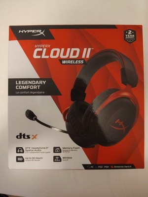 HyperX Cloud II Wireless Gaming Headset Schwarz & Rot