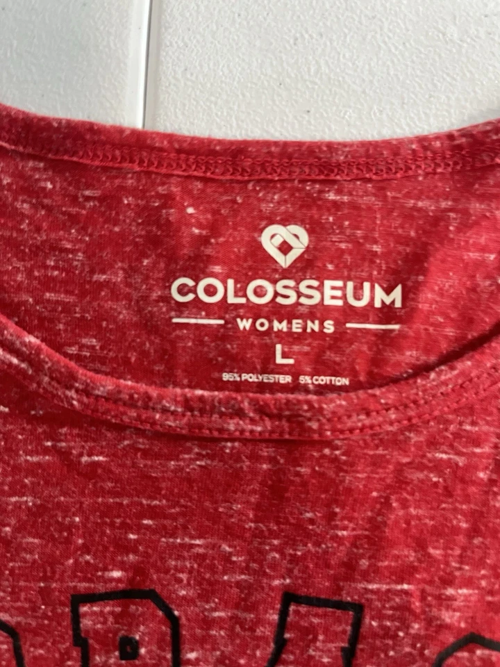 Camiseta Nebraska Cornhuskers Talla Grande Roja y Blanca  Foto 2 de 4