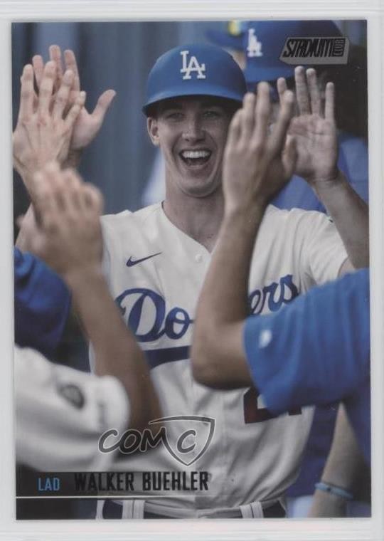 2021 Topps Stadium Club Black Foil Walker Buehler #80 10lp