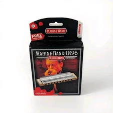 Hohner Marine Band 1896 1896BX-G Harmonica |  Key Of G