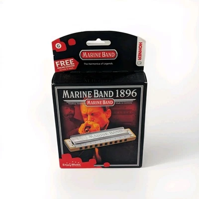 Hohner Marine Band 1896 1896BX-G Harmonica | Key Of G