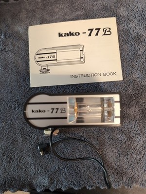 Vintage Kako-77B Flash Attachment for Camera With Manual Booklet 