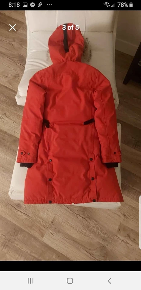 Chaqueta trillium Canada Goose Red Heritage Foto 3 de 4