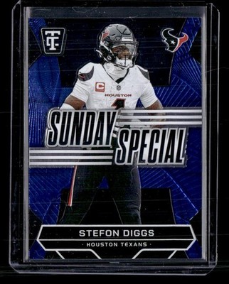 2024 Panini Totally Certified #4 Stefon Diggs Sunday Special Blue SN