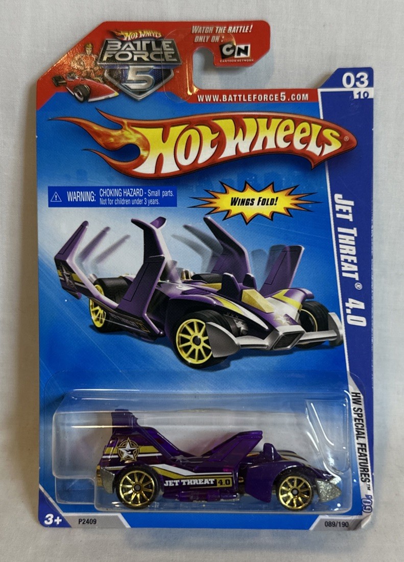 2008 HOT WHEELS 089/190 Jet Threat 4.0 SPECIAL FEATURES #3/10-Sealed