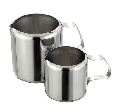 Milchkännchen Edelstahl Wasserkrug Tee Kaffee 5 Größen Cafe Restaurant