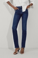 NWOT AYR The Swizzle Slim Straight Leg Denim Jeans Lost Canyon Blue Size 25