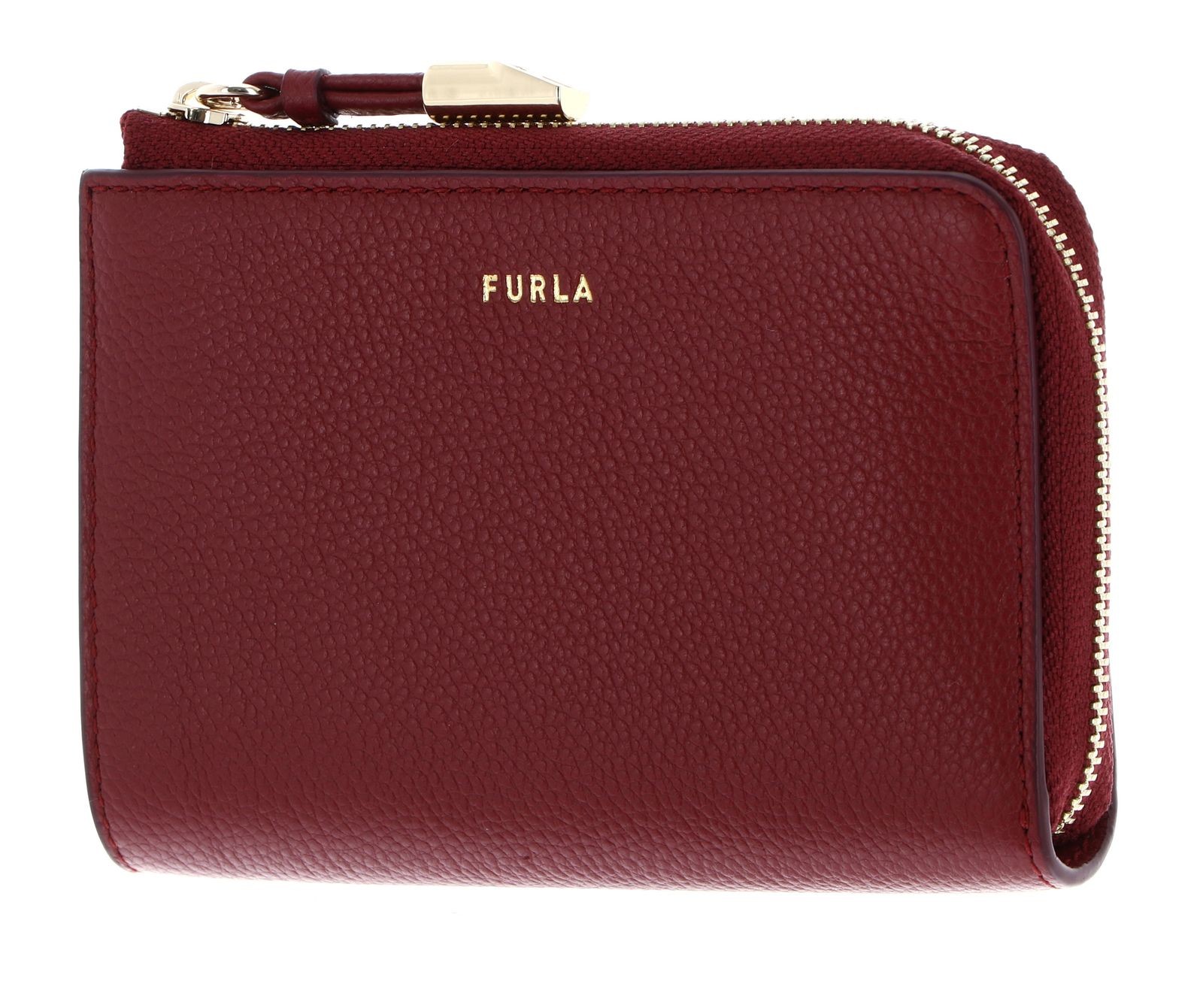 FURLA card holder Vitello Night Goccia Card Case M CILIEGIA d
