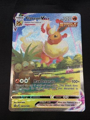 Flareon VMAX - SWSH180 - Black Star Promo - SWSH - Pokémon TCG | eBay