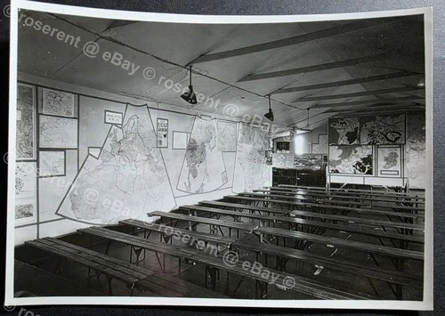 WW2 RAF Intelligence library - Bomber Command lecture room #2 -photo 19 by 14cm