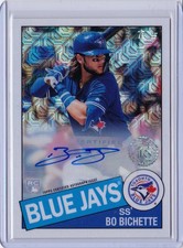 2020 Topps Series 1 BO BICHETTE RC Chrome SILVER PACK REFRACTOR AUTO /199 Mojo