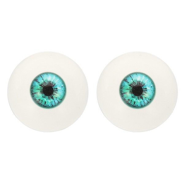 32Mm Puppenaugen,1 Paar Realistische Acrylaugen,GrüN-image
