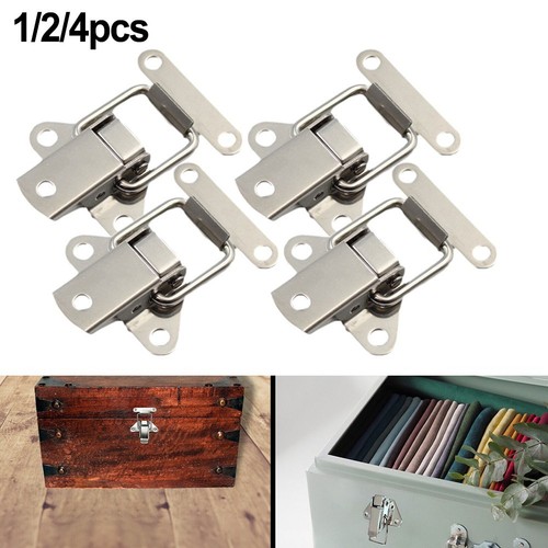 Lot De 4 Loquets De Serrure à 90 Degrés En Acier Inoxydable Pour Boîte à Outils