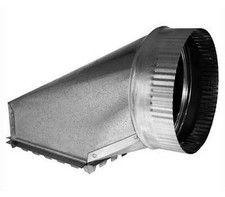 SOUTHWARK METAL 624 Top Takeoff 4" Galvanized Steel 30 Gauge Duct Connection