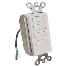 X10 PRO 4-Button Keypad Plus Transmitter Base Kit (XPT4-W-NS)