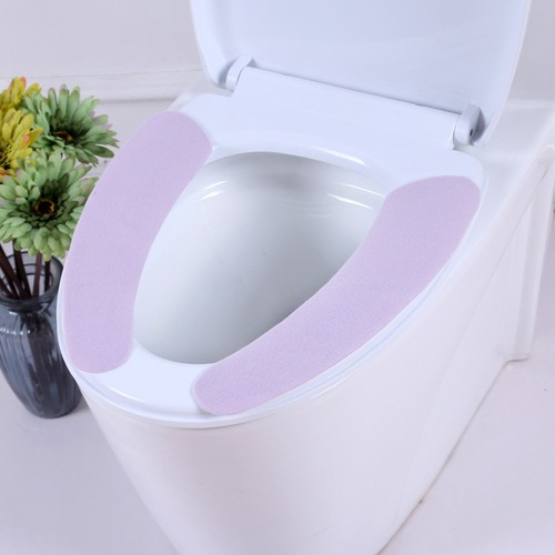 8Pairs Washable and Reusable Toilet Seat Covers Winter - Picture 4 of 7