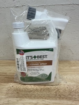 Vet's Best Flea and Tick Yard & Kennel, Spray Flea Treatment for Dogs 32 fl oz.