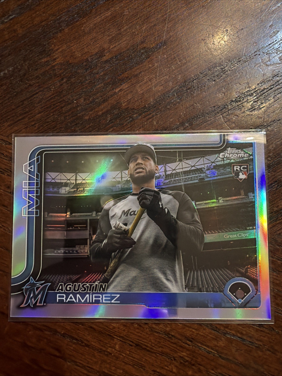 2025 Topps Chrome Update Agustin Ramirez (RC) Image Variation #USC200 Marlins