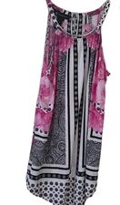 INC International Concepts Women's Keyhole Printed Halter Top Sz S