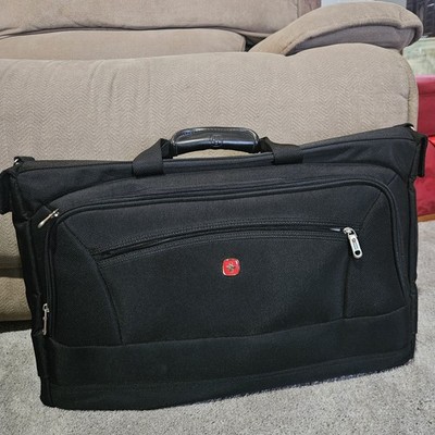 Swissgear Folding Garment Bag Black Travel Suit Carrier Carry-On Great