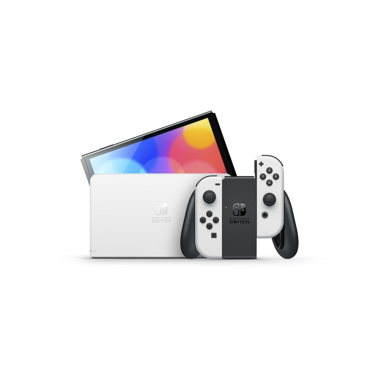 New Nintendo Switch OLED White Console Bundle Mario Kart 8 Deluxe