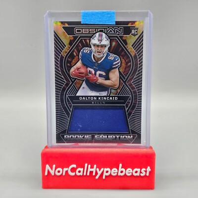 2023 Panini Obsidian Football Dalton Kincaid RC REM-DKI Rookie Eruption /199