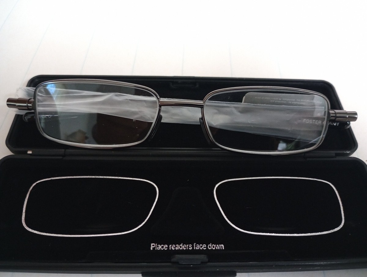 Foster Grant Gavin Fold Flat Reader Glasses for sale online