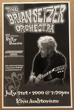 Stray Cats BRIAN SETZER Rare 2000 PROMO Concert Gig TOUR Poster New Mexico 11x17